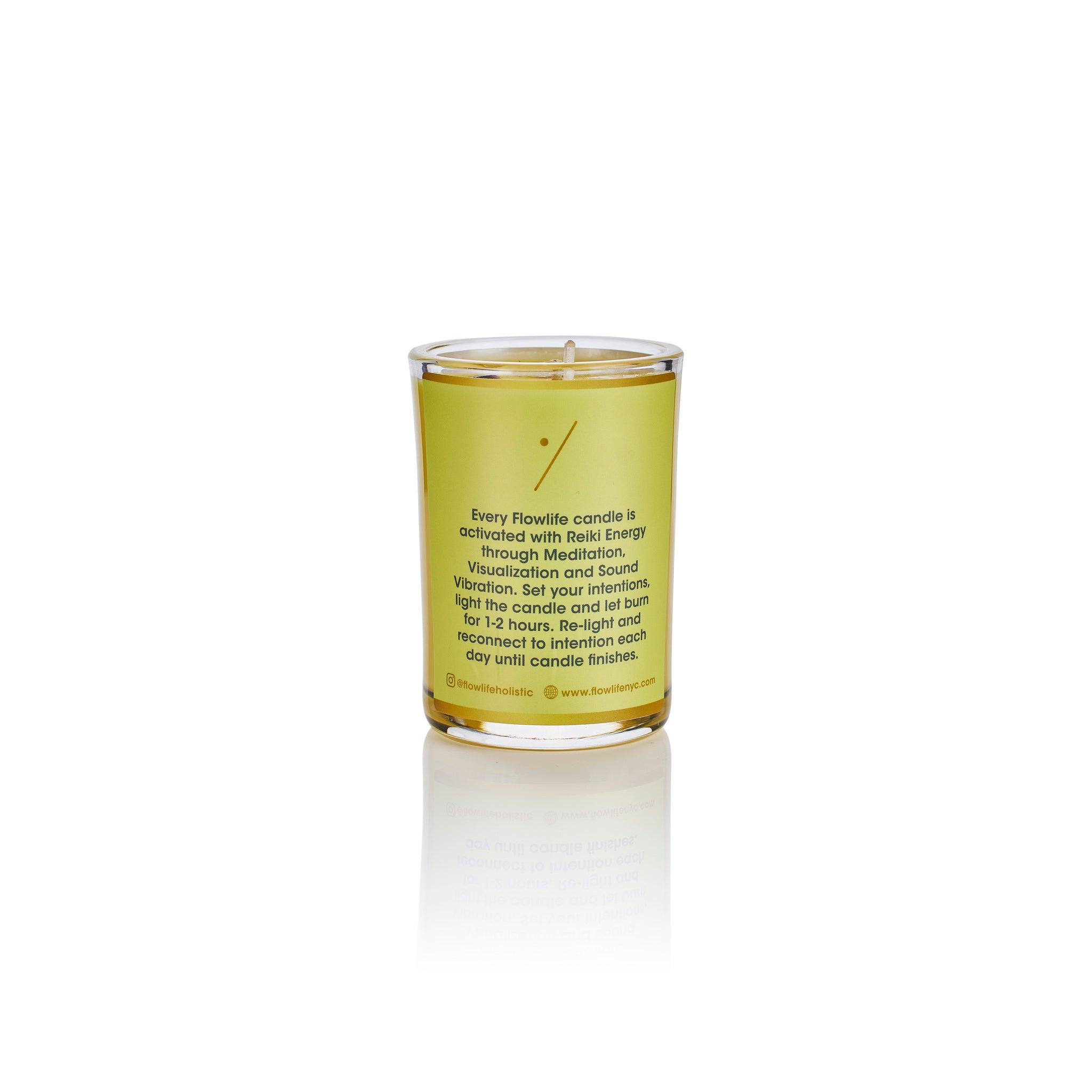reiki charged healing candle