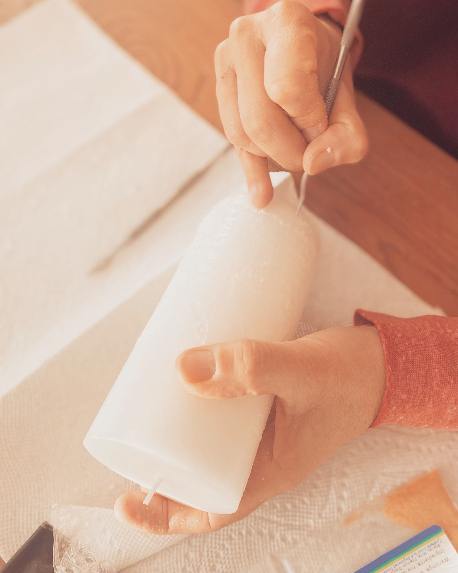 Personalized Hand Scribed Candles